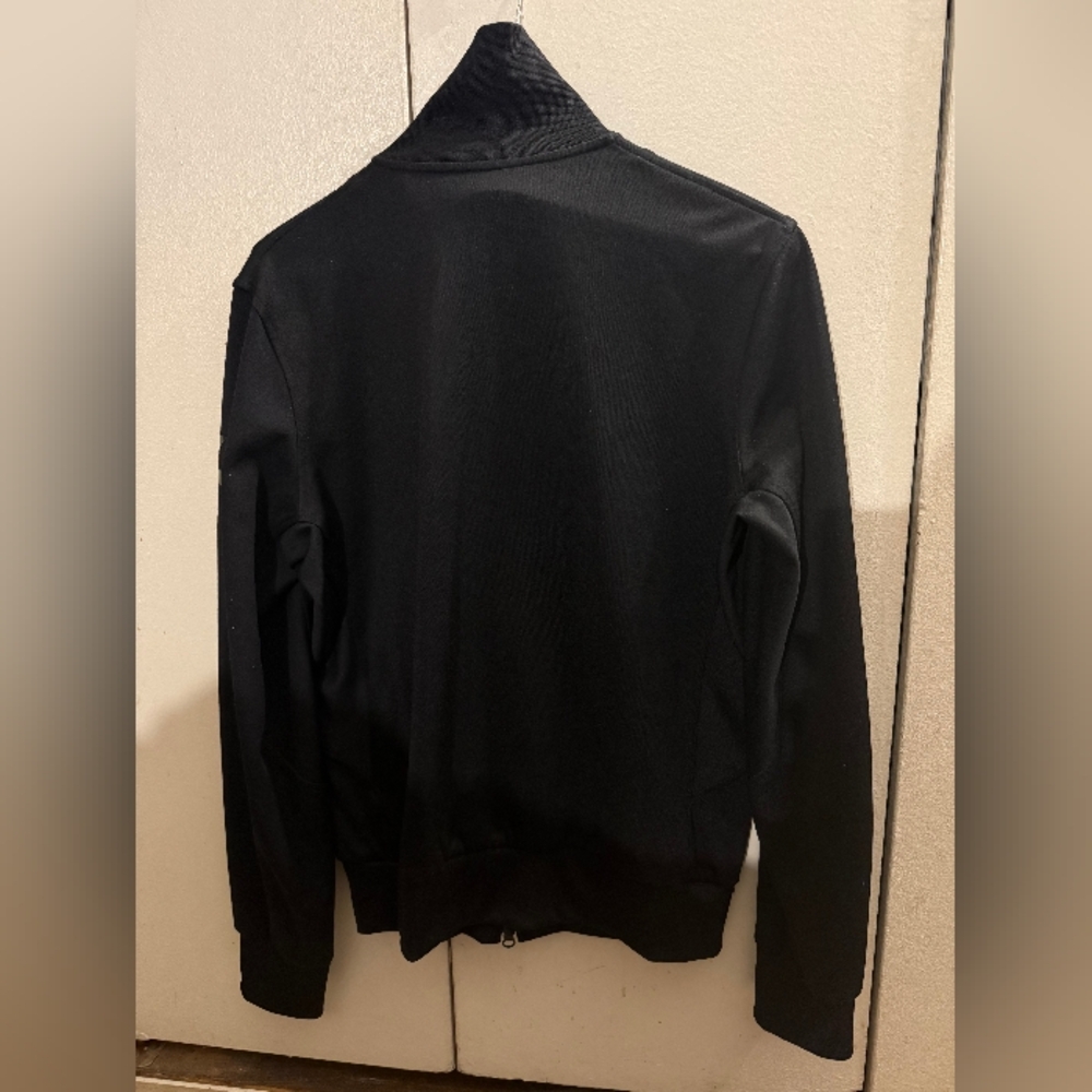 Y-3 Adidas Black Zip-Up Track Jacket - image 3